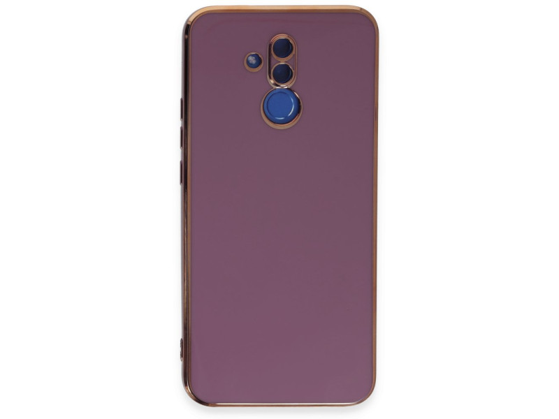 Newface Huawei Mate 20 Lite Kılıf Volet Silikon - Mor