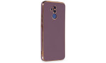 Newface Huawei Mate 20 Lite Kılıf Volet Silikon - Mor