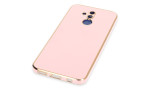 Newface Huawei Mate 20 Lite Kılıf Volet Silikon - Pembe