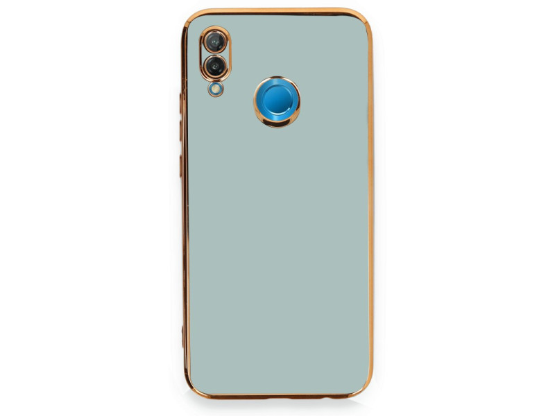 Newface Huawei P20 Lite Kılıf Volet Silikon - Açık Yeşil