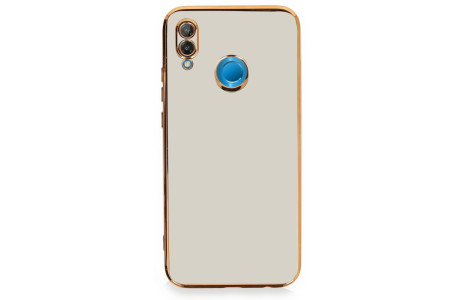 Newface Huawei P20 Lite Kılıf Volet Silikon - Beyaz