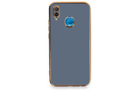 Newface Huawei P20 Lite Kılıf Volet Silikon - Mavi