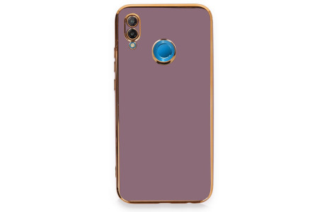 Newface Huawei P20 Lite Kılıf Volet Silikon - Mor