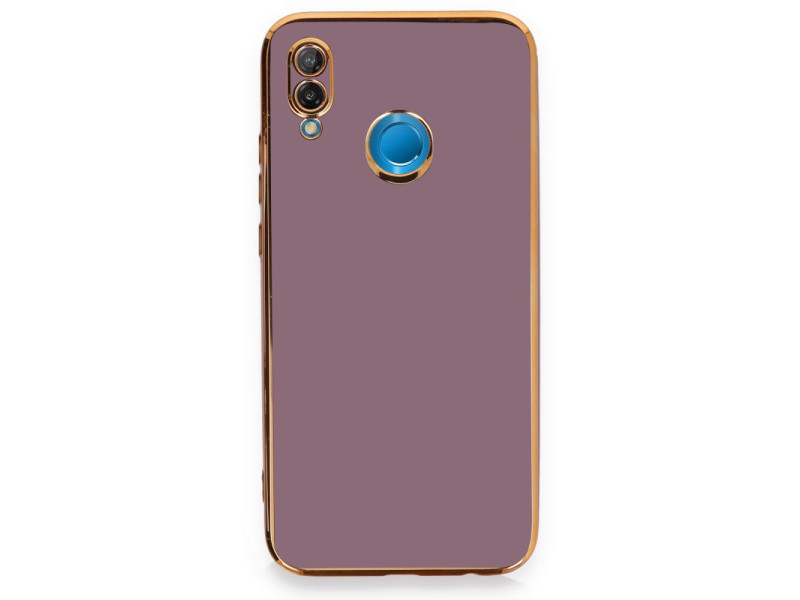 Newface Huawei P20 Lite Kılıf Volet Silikon - Mor