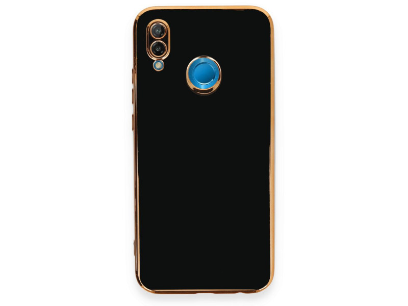 Newface Huawei P20 Lite Kılıf Volet Silikon - Siyah