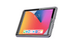 Newface iPad 10.2 (7.nesil) Kılıf Hand Strap Tablet Kılıfı - Gri