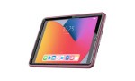Newface iPad 10.2 (7.nesil) Kılıf Hand Strap Tablet Kılıfı - Mürdüm