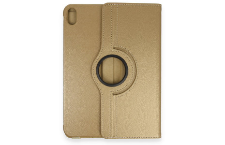 Newface iPad 2022 10.9 (10.nesil) Kılıf 360 Tablet Deri Kılıf - Gold