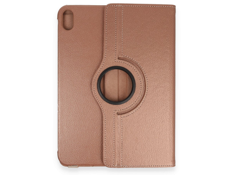 Newface iPad 2022 10.9 (10.nesil) Kılıf 360 Tablet Deri Kılıf - Rose Gold