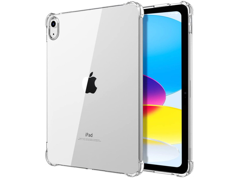Newface iPad 2022 10.9 (10.nesil) Kılıf Anti Şeffaf Tablet Silikon - Şeffaf