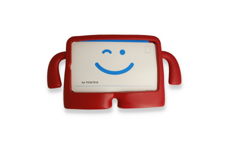 Newface iPad 2022 10.9 (10.nesil) Kılıf Karakter Tablet Silikon - Kırmızı