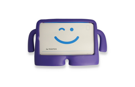 Newface iPad 2022 10.9 (10.nesil) Kılıf Karakter Tablet Silikon - Mor