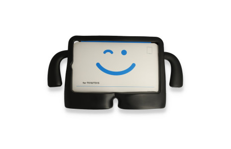 Newface iPad 2022 10.9 (10.nesil) Kılıf Karakter Tablet Silikon - Siyah