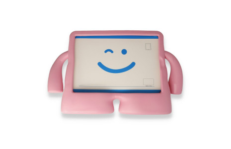 Newface iPad Pro 11 (2020) Kılıf Karakter Tablet Silikon - Açık Pembe
