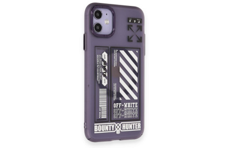 Newface iPhone 11 Kılıf Apollo Magneticsafe Desenli Kapak - Apollo Mor - 1