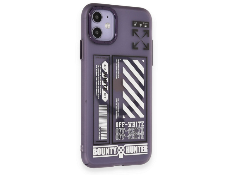 Newface iPhone 11 Kılıf Apollo Magneticsafe Desenli Kapak - Apollo Mor - 1