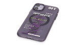 Newface iPhone 11 Kılıf Apollo Magneticsafe Desenli Kapak - Apollo Mor - 3