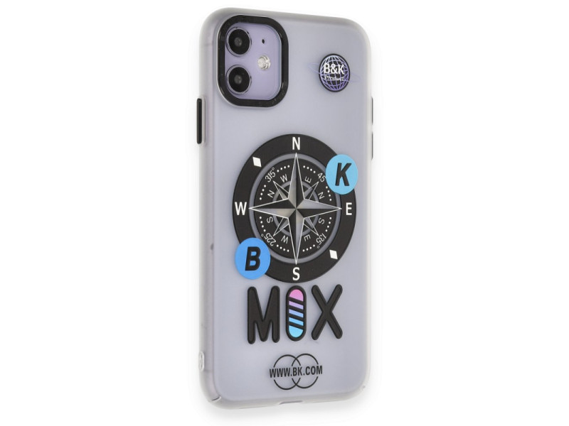 Newface iPhone 11 Kılıf Apollo Magneticsafe Desenli Kapak - Apollo Şeffaf - 3