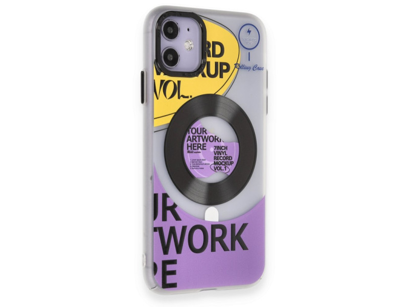 Newface iPhone 11 Kılıf Apollo Magneticsafe Desenli Kapak - Apollo Şeffaf - 6