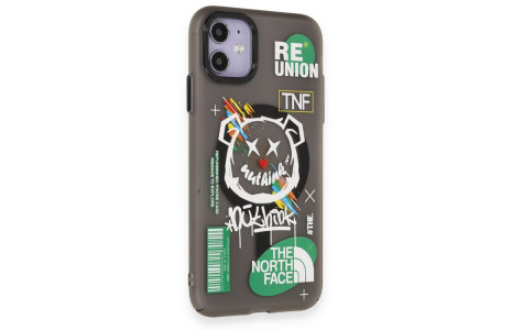 Newface iPhone 11 Kılıf Apollo Magneticsafe Desenli Kapak - Apollo Siyah - 2
