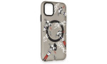 Newface iPhone 11 Kılıf Apollo Magneticsafe Desenli Kapak - Apollo Siyah - 3