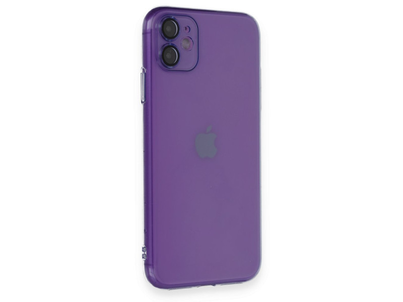 Newface iPhone 11 Kılıf Armada Lensli Kapak - Derin Mor