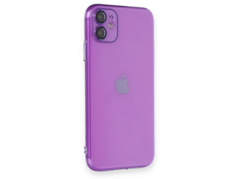 Newface iPhone 11 Kılıf Armada Lensli Kapak - Mor