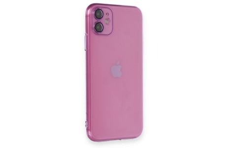 Newface iPhone 11 Kılıf Armada Lensli Kapak - Pembe