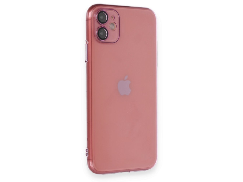 Newface iPhone 11 Kılıf Armada Lensli Kapak - Rose Gold