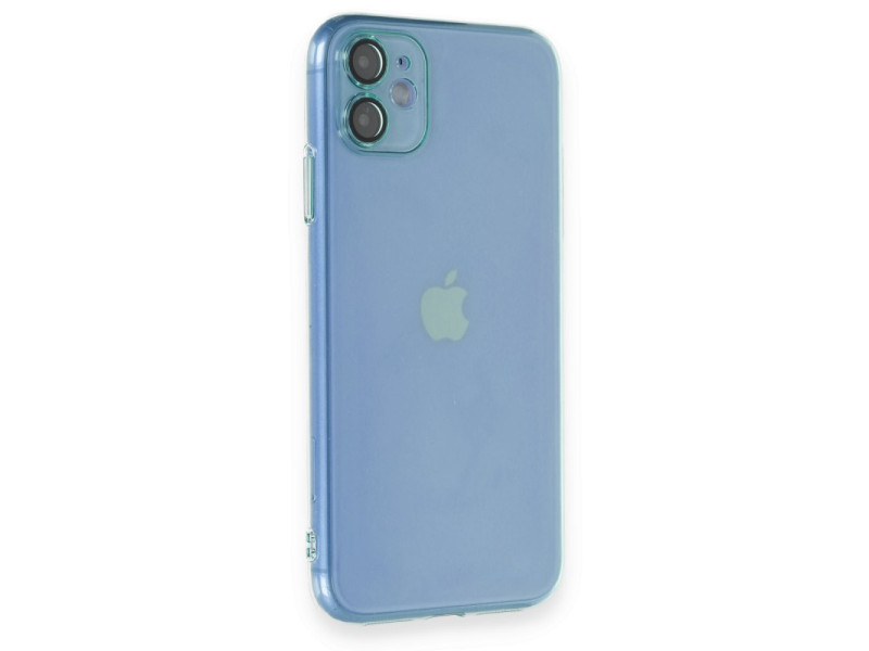 Newface iPhone 11 Kılıf Armada Lensli Kapak - Sierra Blue