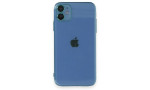 Newface iPhone 11 Kılıf Armada Lensli Kapak - Sierra Blue