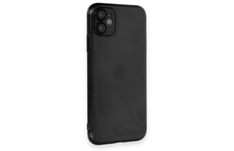 Newface iPhone 11 Kılıf Armada Lensli Kapak - Siyah