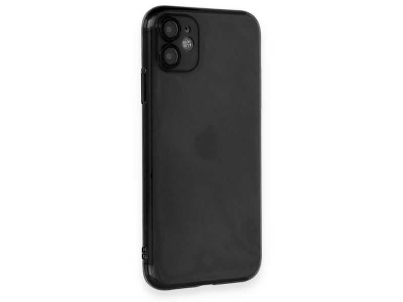 Newface iPhone 11 Kılıf Armada Lensli Kapak - Siyah