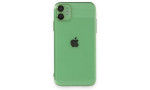 Newface iPhone 11 Kılıf Armada Lensli Kapak - Yeşil