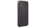 Newface iPhone 11 Kılıf Coco Deri Silikon Kapak - Derin Mor