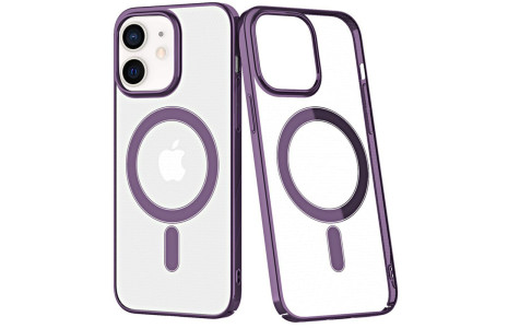 Newface iPhone 11 Kılıf Element Magneticsafe Sert Kapak - Derin Mor