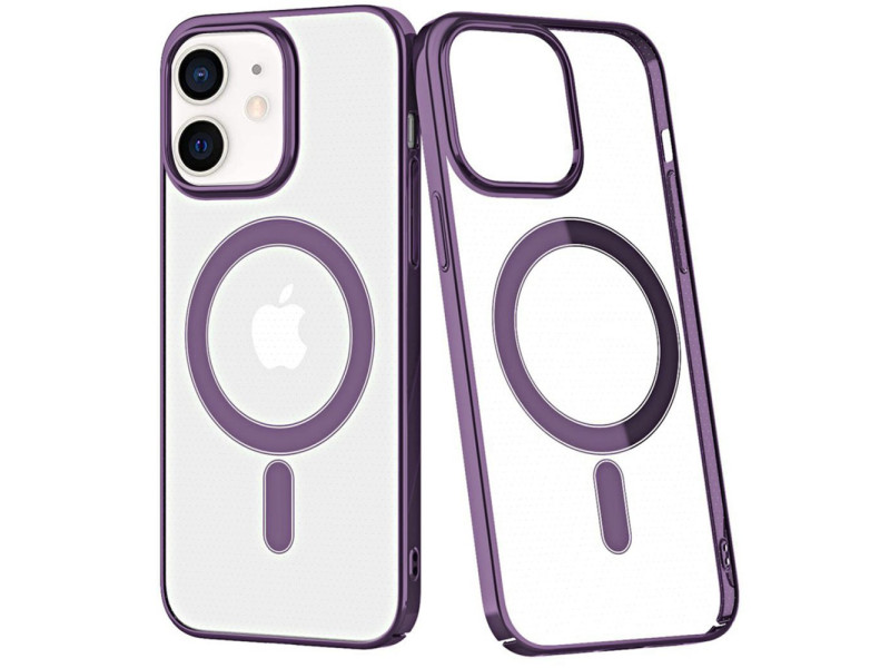 Newface iPhone 11 Kılıf Element Magneticsafe Sert Kapak - Derin Mor