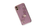 Newface iPhone 11 Kılıf Esila Silikon - Mor