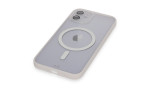 Newface iPhone 11 Kılıf Grand Magneticsafe Kapak - Beyaz