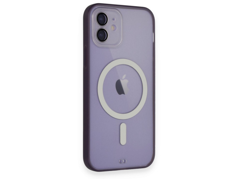 Newface iPhone 11 Kılıf Grand Magneticsafe Kapak - Mor