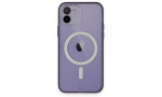 Newface iPhone 11 Kılıf Grand Magneticsafe Kapak - Mor