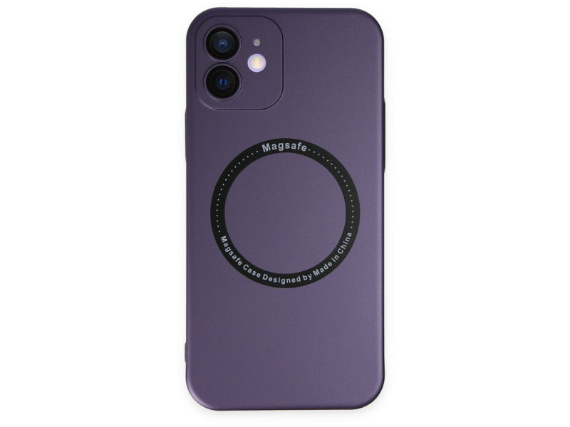 Newface iPhone 11 Kılıf Jack Magneticsafe Lens Silikon - Mor