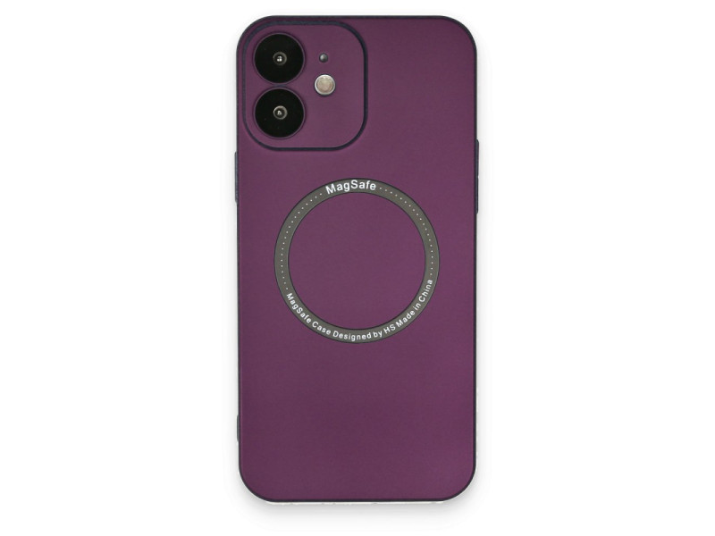 Newface iPhone 11 Kılıf Jack Magneticsafe Lens Silikon - Mürdüm