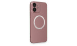 Newface iPhone 11 Kılıf Jack Magneticsafe Lens Silikon - Rose Gold