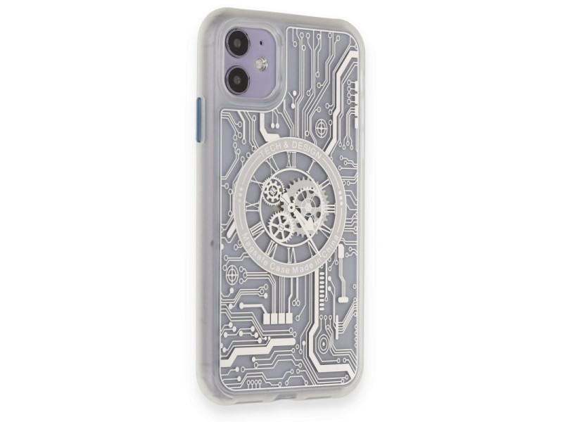 Newface iPhone 11 Kılıf Magic Magneticsafe Silikon - Şeffaf