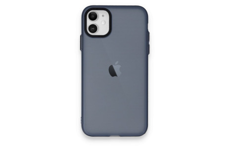 Newface iPhone 11 Kılıf Modos Metal Kapak - Lacivert