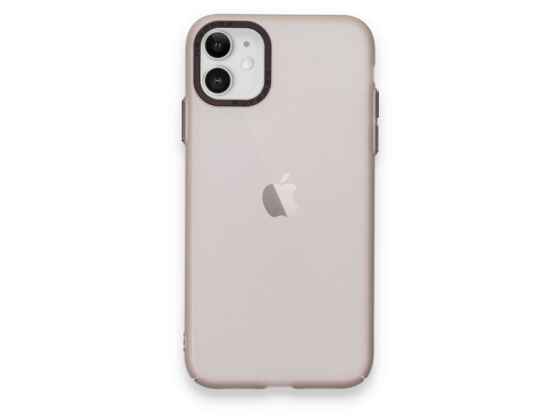 Newface iPhone 11 Kılıf Modos Metal Kapak - Pembe