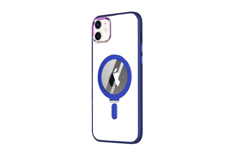 Newface iPhone 11 Kılıf Mudo Magneticsafe Standlı Kapak - Lacivert
