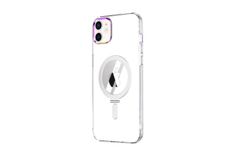 Newface iPhone 11 Kılıf Mudo Magneticsafe Standlı Kapak - Şeffaf