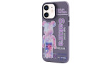 Newface iPhone 11 Kılıf Prada Desenli Kapak - Prada Mor - 1
